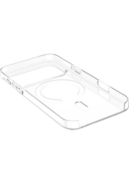 Apple iPhone 17 Pro Kılıf Wireless Şarj Özellikli Şeffaf Orjin Kapak indirimleri