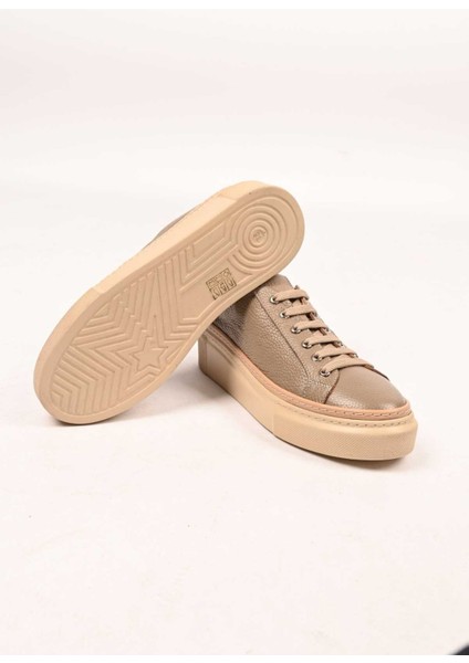 Bağcıklı Poli Taban Hakiki Deri Casual 334-5022-09 Kadın Ayakkabı