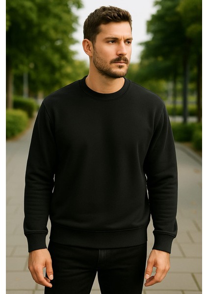 Erkek Sweatshirt 3 Iplik Şardonlu