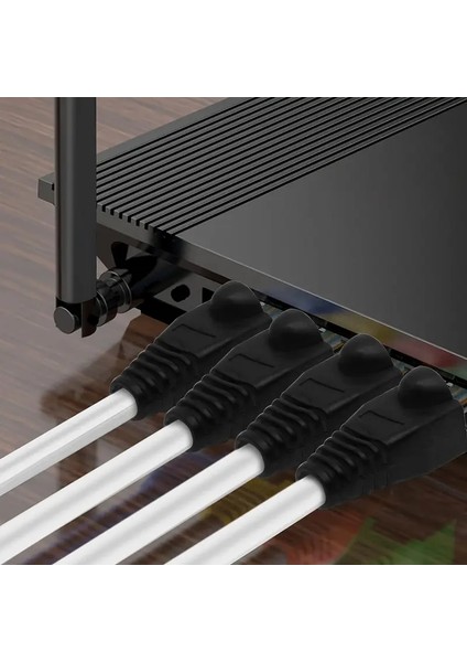 100 Adet ( Siyah ) RJ45 Cat6 CAT6E Cat5 CAT5E 8P8C Utp Ethernet Ağ Kablosu Jakı Koruma Cover Kılıfı Kablo Konnektörü modelleri