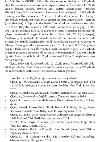 Ermenilerin Zorunlu Göçü (1915 - 1917) - Kemal Çiçek