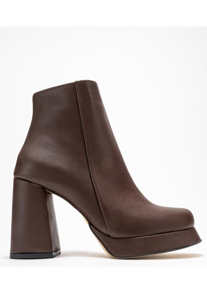 Kadın Platform Taban Bot Kahve Cilt fiyatları