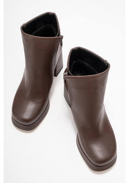 Kadın Platform Taban Bot Kahve Cilt indirimleri