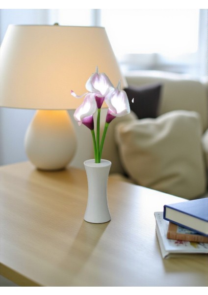 Mor Zambak Tasarımlı Dekoratif LED Işıklı Lamba modelleri