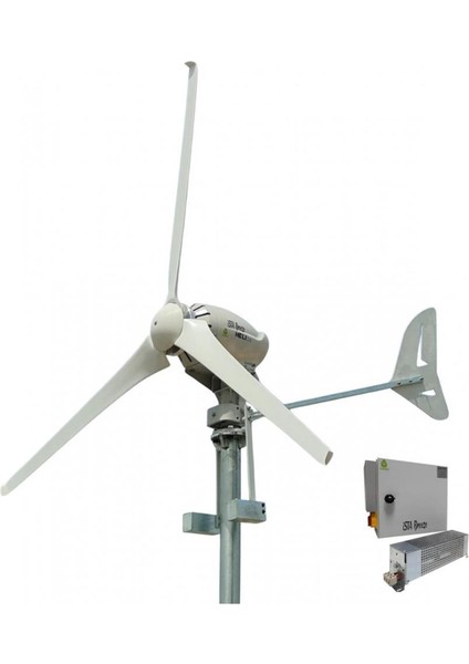 Ista Breeze Set Heli 2 kw 48 v Rüzgar Türbini + Wind Pro Şarj Kontrol Cihazı