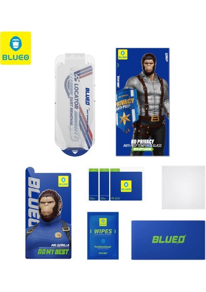 Anti-Peep Privacy iPhone 17 Pro Max Uyumlu Hayalet Full Cam Aparatlı Göz Yormayan Hd Görüntü Ekran Koruyucu