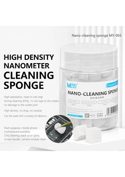 Maant MY-065 Yüksek Yoğunluklu Nanometre Temizleme Süngerleri fiyatları