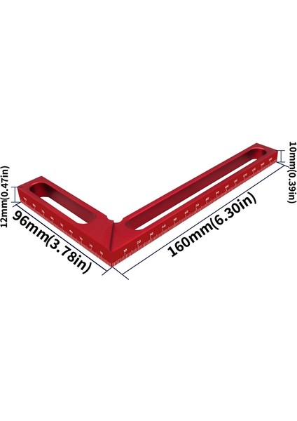 Ahşap Doğru Açılı Cetvel Carpenter Square Ölçüm Cetveli 90 ° Dik Açılı Kalibratör Ahşap Iş Projeleri Için (Yurt Dışından) indirimleri