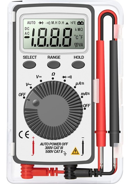Aneng AN101 Mini Dijital Multimetre Multimetro Test Cihazı Dc/ac Voltaj Akım Lcr Metre Cep Profesyonel Test Cihazları (Yurt Dışından)