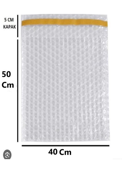 Balonlu Patpat Torba, Bantlı Baloncuklu Torba-Zarf 40Cm (En) X 50Cm (Boy) + 5Cm (Kapak) 25 Adet fiyatları