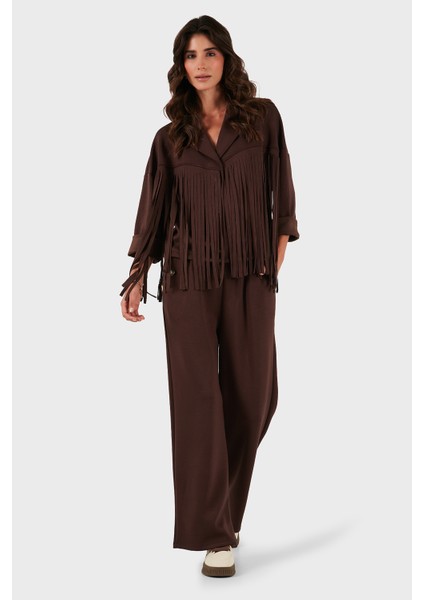 Via Dante Regular Fit Lastikli Bel Geniş Paça Düğme Detaylı Pantolon Bayan Pantolon 6888573 fiyatları