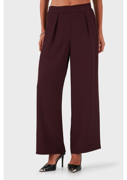 Via Dante Regular Fit Normal Bel Geniş Paça Pantolon Bayan Pantolon 268755092
