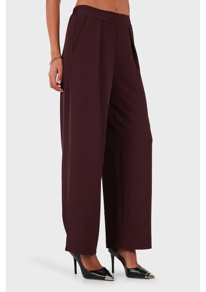 Via Dante Regular Fit Normal Bel Geniş Paça Pantolon Bayan Pantolon 268755092 indirimleri