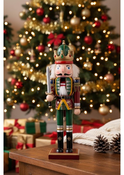 Yeşil Taçlı Kurşun Asker – 32 cm