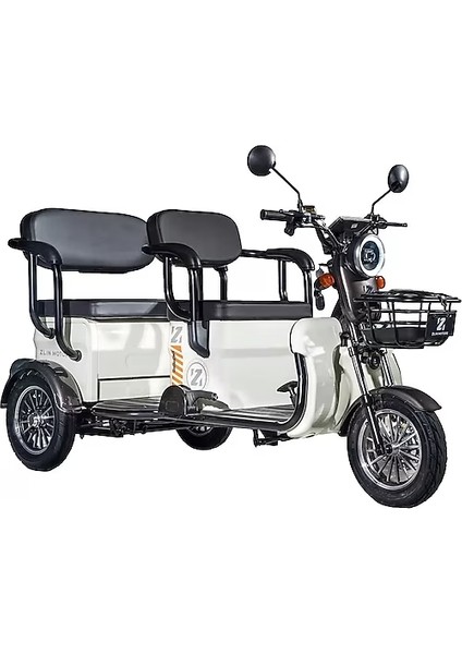 Troya Üç Kişilik Elektrikli Motosiklet