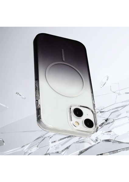 Apple iPhone 14 Uyumlu M-Safe Şarj Özellikli Septik Silikon Kapak Siyah fırsatları