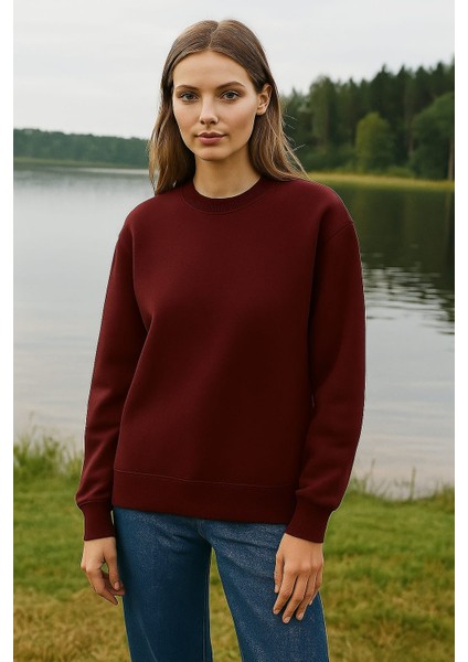Bayan Sweatshirt 3iplik Şardonlu