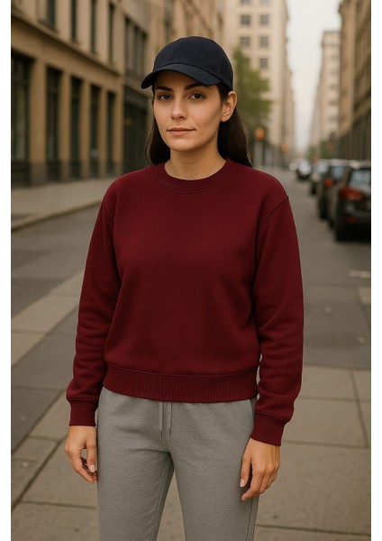 Bayan Sweatshirt 3iplik Şardonlu fiyatları