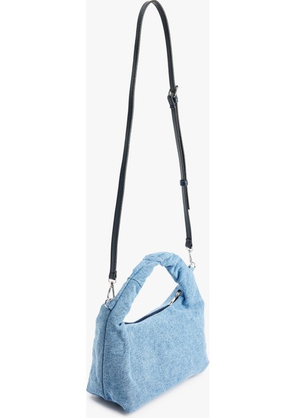 Fermuarlı Askılı Denim Çapraz Çanta fiyatları