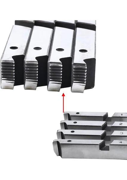 Metal Diş Açıcı Euromax EX75011 EX75013 EX75015 Pafta Tarak Yedek Diş Açma Tarağı 1/2" - 3/4" fırsatları