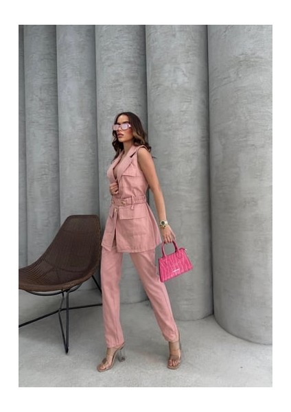 Camelia Yelek Takım Pink fiyatları