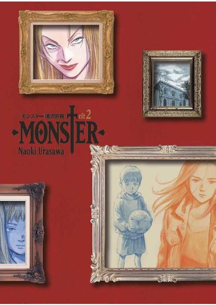 Monster 1-2-3-4-5-6 Manga Seti (6 Kitap) / Anime-Manga Sticker ve Kartpostal Hediye modelleri