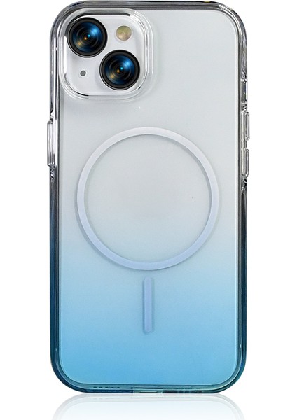 Apple iPhone 14 Uyumlu M-Safe Şarj Özellikli Septik Silikon Kapak Turkuaz fiyatları