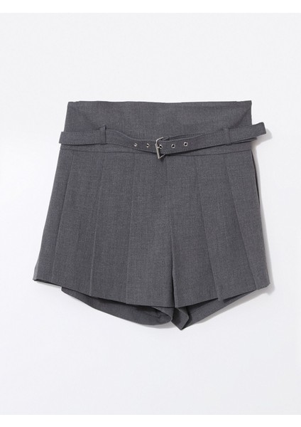 Yeni Sezon Beli Kemerli Kadın Pileli Şort Etek indirimleri