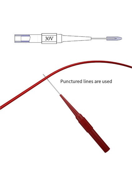 Multimetre Test Kurşunları Kiti Timsah Klipsleri ile Dijital Elektrik Test Probları ile Kitler Test Kancalı Cımbız Esnek Tel (Yurt Dışından) fiyatları