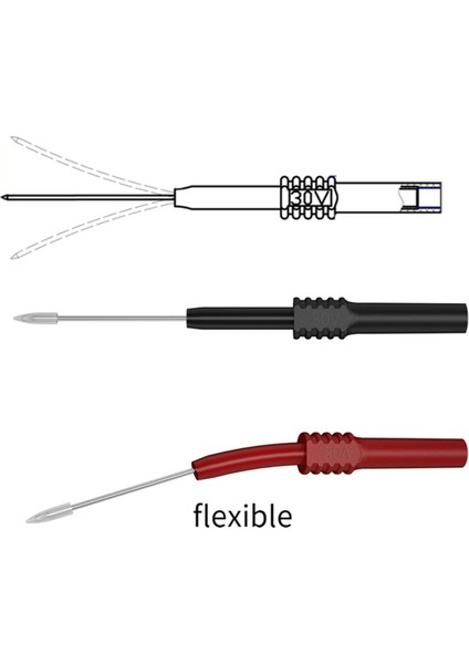Multimetre Test Kurşunları Kiti Timsah Klipsleri ile Dijital Elektrik Test Probları ile Kitler Test Kancalı Cımbız Esnek Tel (Yurt Dışından) indirimleri