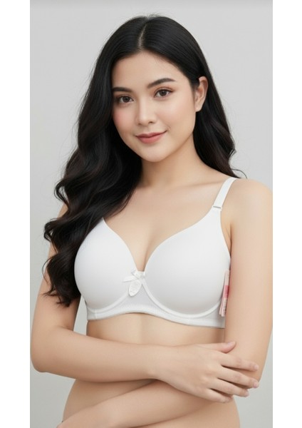 Balenli Desteksiz Dolgusuz C Cup Sütyen