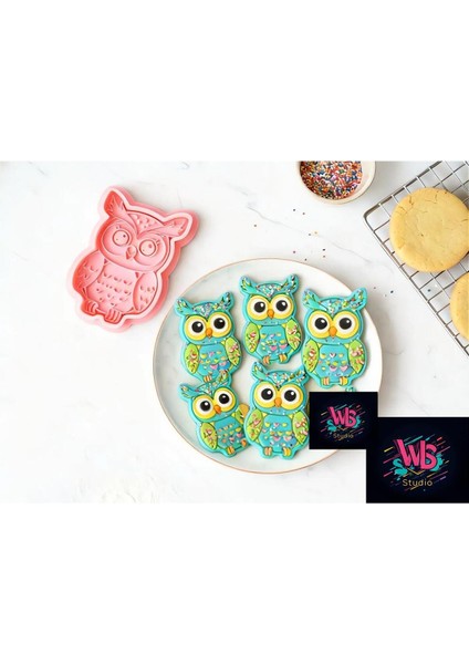 Sevimli Baykuş Kurabiye Kalıbı ve Şeker Hamuru Şekillendirici fiyatları