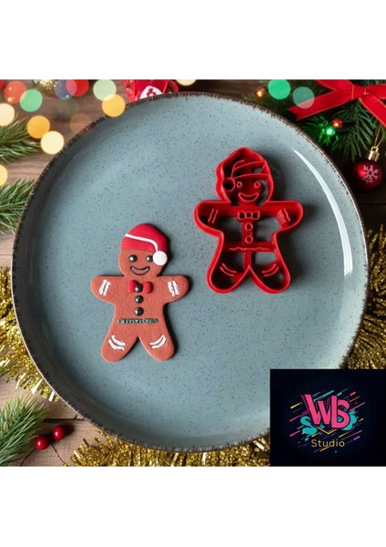 Kurabiye Adam Kurabiye Kalıbı ve Şeker Hamuru Şekillendirici