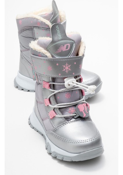 Çocuk Bağlı Cırtlı Spor Bot 30-35 Buz Pembe