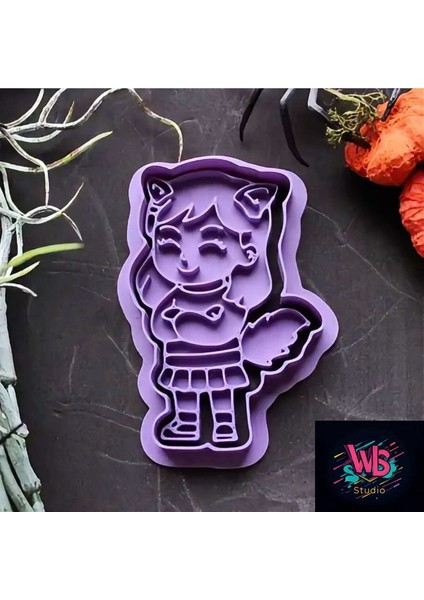 6'lı Wednesday Addams Kurabiye Kalıbı ve Şeker Hamuru Şekillendirici Set fırsatları