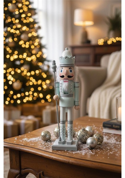 Gümüş Taçlı Kurşun Asker – 50 cm