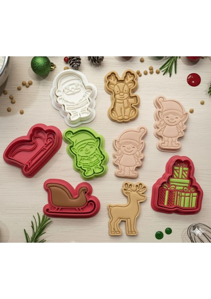 6'lı Premium Yeni Yıl / Yıl Başı Kurabiye Kalıbı Seti fiyatları