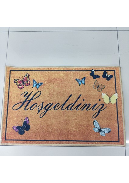 Hoşgeldiniz Desenli Dekoratif Kapı Önü Paspas 40 x 60 cm fiyatları