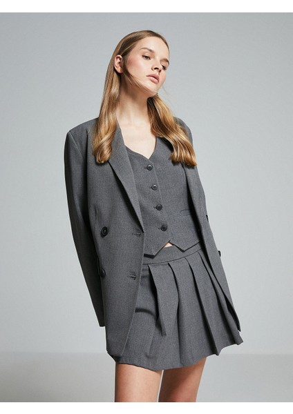 Yeni Sezon Beli Fermuarlı Pileli Kadın Şort Etek fırsatları