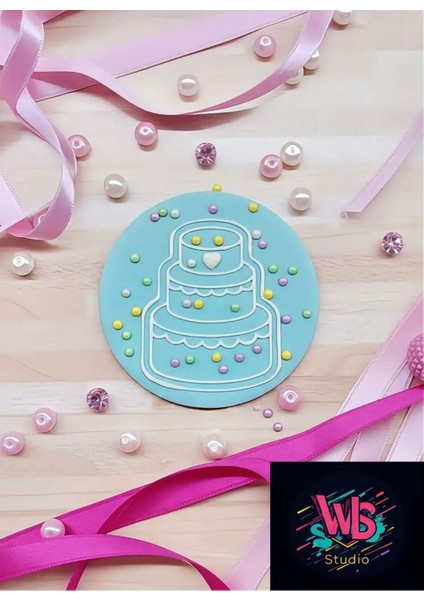 Düğün Pastası Kurabiye Kalıbı ve Şeker Hamuru Şekillendirici modelleri