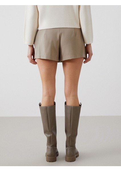 Yeni Sezon Beli Kemerli Kadın Pileli Şort Etek fırsatları