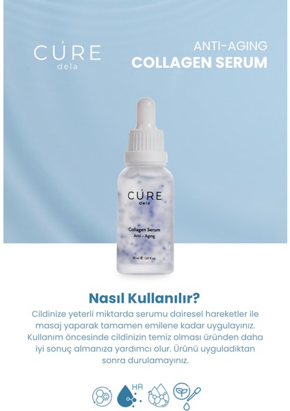 Yaşlanma, Kırışıklık ve Ince Çizgi Karşıtı, Yenileyici, Collagen Serum 30 ml fırsatları