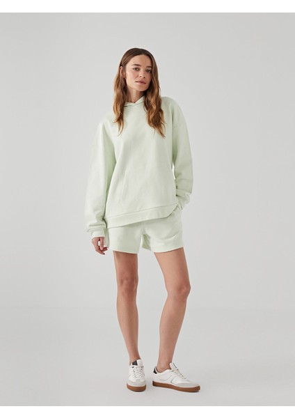 Yeni Sezon Beli Lastikli Kadın Şort