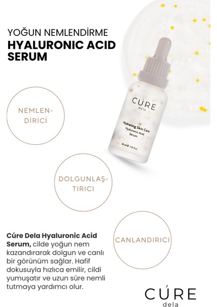Yoğun Nemlendirici, Dolgunlaştırıcı, Onarıcı, Yenileyici ve Aydınlatıcı, Hyaluronic Acid Serum 30 ml modelleri
