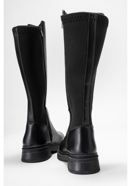 Kadın Düz Streçli Çizme Siyah Cilt fırsatları