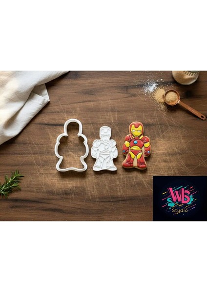 Iron Man Kurabiye Kalıbı ve Şeker Hamuru Şekillendirici fiyatları
