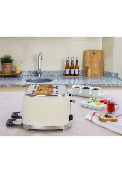 ZLN1214 | Retro Ekmek Kızartma Makinesi | 6 Kademeli | Buz Çözme | Yeniden Isıtma | 1500W modelleri