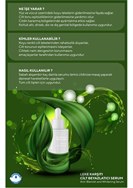 Pirinç Kepeği Yağı Alpha Arbutin Serum Leke Karşıtı Etki Tüm Cilt Tipleri İçin 30 ml indirimleri