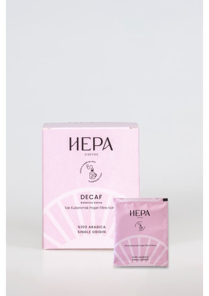 Decaf Tek Kullanımlık Poşet Filtre Kahve 10'lu Paket fiyatları
