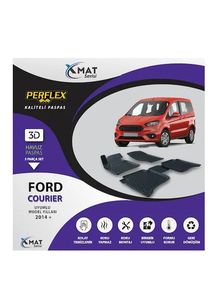 Paspas 3D Havuzlu X-Mat Courıer 2014+